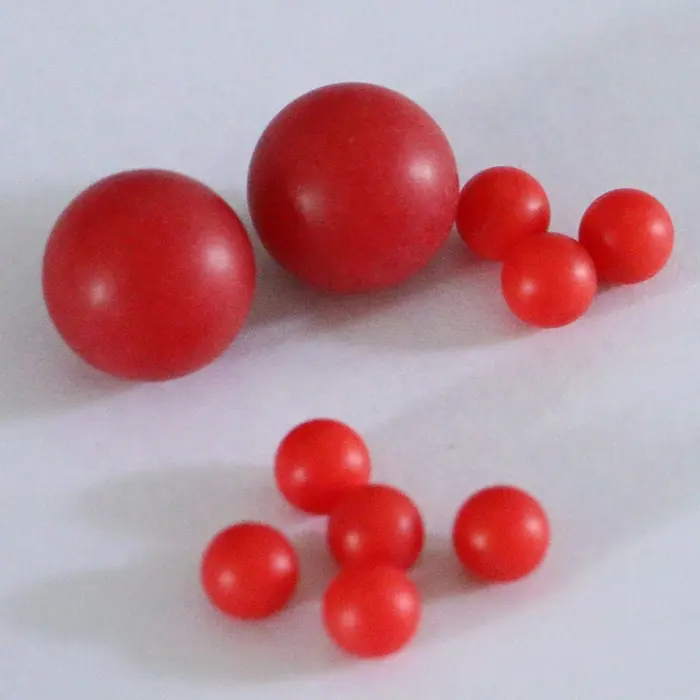 3 piede 30 pollici 3.175 millimetri pom rosso solido sfera di plastica