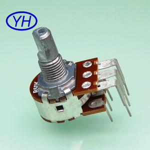 Samples free 16mm 2 band linear rotary 502 503 504 k carbon film potentiometer - Product Image 5