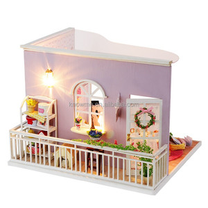 Iiecreate ปริศนาไม้3D สำหรับบ้านขนาดเล็กแบบ <span class=keywords><strong>DIY</strong></span> สำหรับผู้ใหญ่และเด็กของเล่นเพื่อการศึกษาของผู้ใหญ่ - Product Image 1