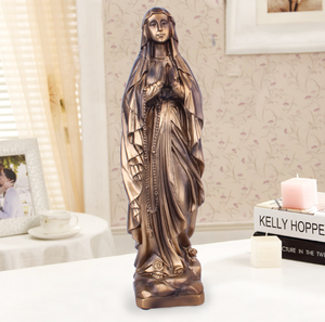 Estatua de Señora de Guadalupe, Virgen María católica de bronce, Virgen María - Product Image 3