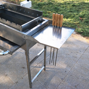 Chipre barbacoa estilo giratorio <span class=keywords><strong>asador</strong></span> portátil plegado Grill - Product Image 4