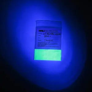 UV light sensitive pigment Ultraviolet fluorescent powder item:HLA-02 color:white to green
