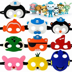 Máscara de Fieltro Ecológica de los Octonautas, Tamaño Personalizado, Ligera, para Fiestas de Animales, Niños, Halloween, Cumpleaños - Product Image 1