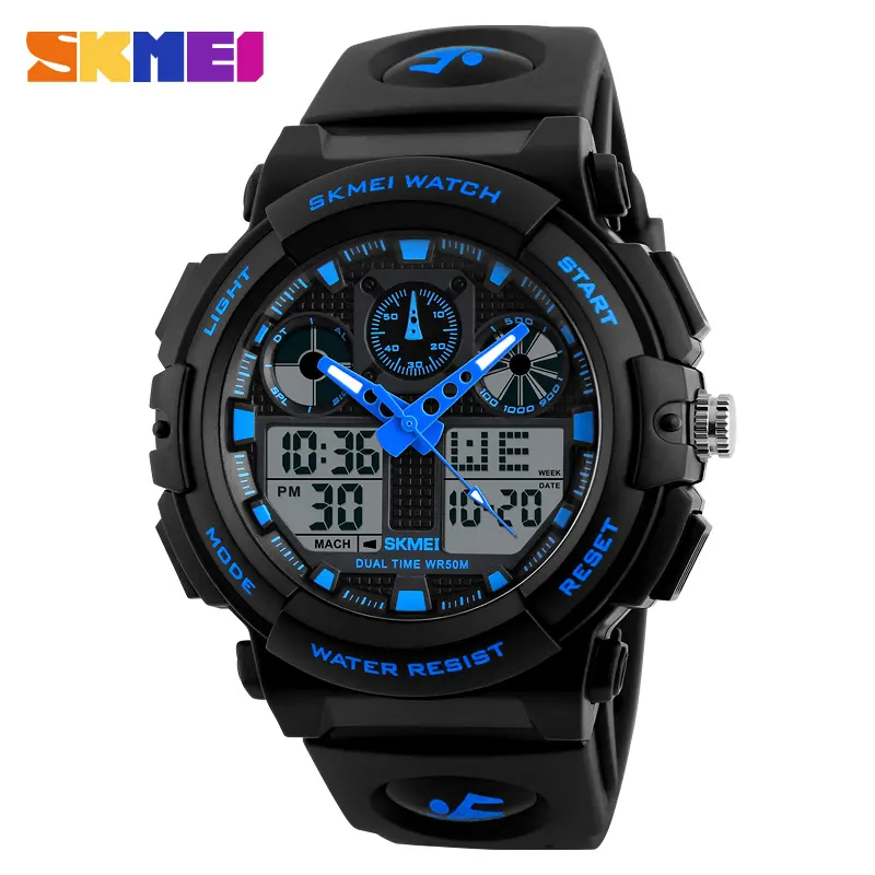 Best selling products SKMEI 1270 relojes baratos analog digital mens watch sport chrono wrist watches