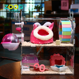 <span class=keywords><strong>Cage</strong></span> en forme de hamster rose, livraison gratuite, très grande, bon marché, pour animaux de compagnie - Product Image 5