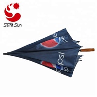 Parapluie à Golf géant avec manche en bois, modèle de marque célèbre