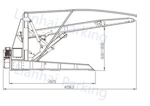 PJS-ST 2000 Ribaltamento idraulico del veicolo parcheggio piattaforma con CE - Product Image 3