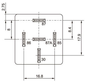 Relay Foocles Baru DC12V/24V 40A dengan Kontak AgSno2, Respon 10ms, Kabel dan Soket untuk Mobil Peugeot - Product Image 6