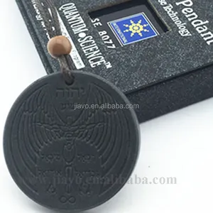 Lava Stone Quantum Energy Pendant Angel Wings Pattern Inside 6000 7000 Ions Wholesale Supplier Agent 1688.Com In Dongguan