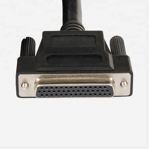 Câble D-sub, moulage de câbles, faisceau de câbles étanche, DB44 broches, <span class=keywords><strong>HD44</strong></span> blindé, mâle femelle, câble noir - Product Image 5
