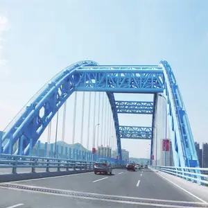 Biaya Rendah Baja Truss Jembatan Pejalan Kaki Jembatan Baja Struktur untuk Dijual