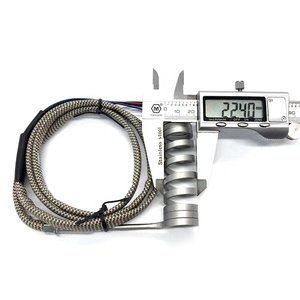 Industrial 220V 250W Enclosed Spiral Spring Nozzle <strong>Heating</strong> <strong>Tube</strong> 15mm 20mm Hot Runner Coil Heater for Injection Moulding - Product Image 3