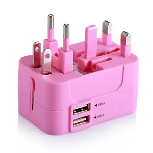 Nominale Travel Adapter En Oplader Gekleurde Mobiele Telefoon Super Lader Alle Internationale Standaard Mobiele Telefoon