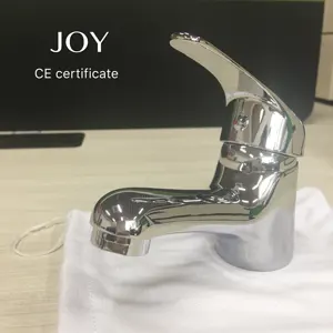 ¡Venta caliente! Grifo de latón para lavabo, grifo mezclador de agua fría y caliente, cromado