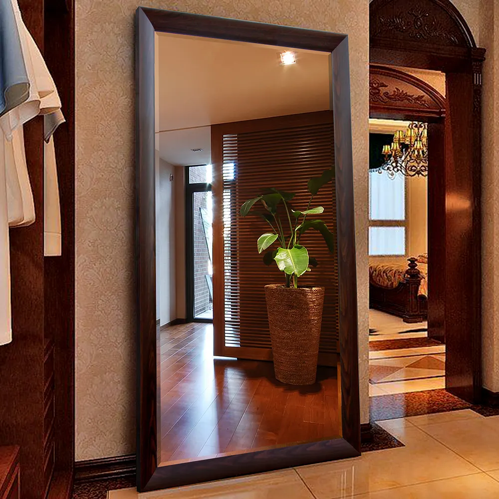 Свободный стоящий зеркало полная длина туалетный зеркало с кронштейн 5 мм серебряное зеркало Европа домашний декор прямоугольник защелка Decoractive