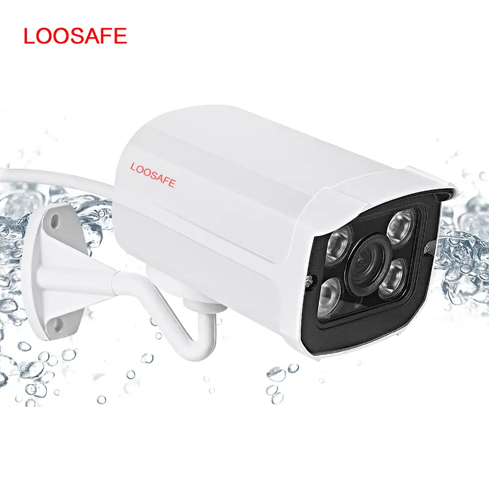Loosafe-cámara de red ip 1080P ip66 poe, cámara ip de visión nocturna de 2mp, impermeable