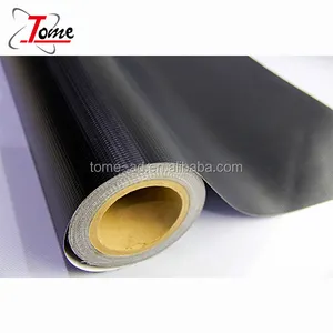 13oz nero posteriore PVC banner materiale