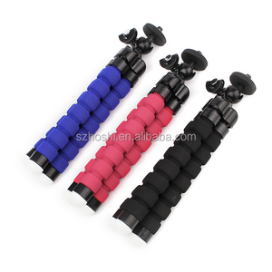 Mini Trípode de Espuma con Forma de Pulpo <span class=keywords><strong>para</strong></span> Teléfono Móvil, Soporte Flexible <span class=keywords><strong>para</strong></span> Selfies - Product Image 4