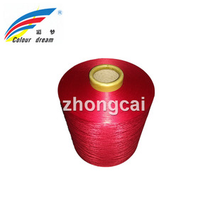 Chất Lượng Tốt 150/144 SD SIM 100% Dope Nhuộm Sợi Polyester DTY Sản Xuất - Product Image 4