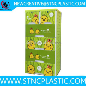 Wholesale Organizer Transparent Cabinet <strong>Plastic</strong> <strong>Stackable</strong> <strong>Drawers</strong> for Kids - Product Image 5