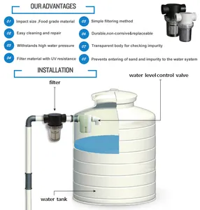 Automatische Rück spülung effizient gründlich Staubsauger Inline-Behandlung Filter Wassers ieb mit Edelstahl gewebe