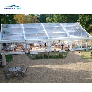 Marco de aluminio carpa al aire libre de <span class=keywords><strong>lujo</strong></span> grande claro tienda techo claro tienda de la boda de la venta caliente - Product Image 5