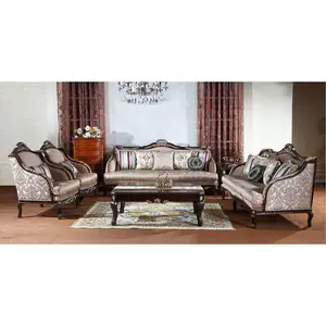 Ghế Sofa Thiết Kế Ả Rập Cho Đồ Nội Thất Phòng Khách, Bộ Sofa Nội Thất Cổ Điển