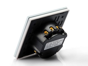 Interrupteur mural tactile intelligent Wifi à 3 gangues avec variateur d'intensité lumineuse - Product Image 5