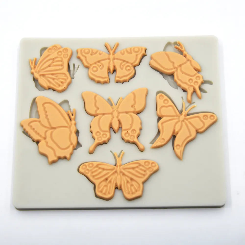 Food Grade Pretty Butterflies West Point Baking Tool Cookies Mould Fondant Cake Mould Chocolate Silicone Mold