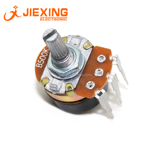 WH138-1 B5K / 10K / 20K / 50K / 100K / 250K / 500K anahtarı ile karartma hız potansiyometre 24mm 3pin uzun pin PCB dayanağı 2 watt - Product Image 5