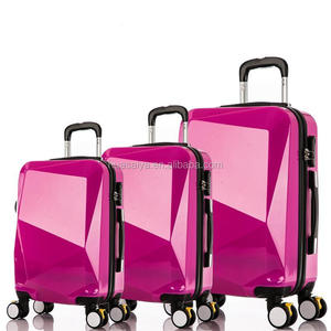 Proveedor de China alibaba la última maleta de pc de moda de 3 piezas con carrito de equipaje - Product Image 3