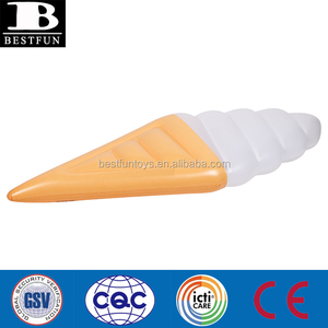 Materassino Gonfiabile Personalizzato in PVC a Forma di Cono Gelato per <span class=keywords><strong>Pubblicità</strong></span>, Materasso ad Aria Galleggiante per Spiaggia, Piscina, Feste e Promozione del Brand - Product Image 2