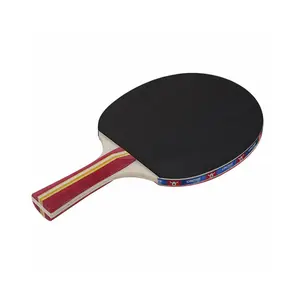 Vente en gros, personnalisation écologique en bois de peuplier de haute qualité pour débutant/junior, raquette de Tennis de Table/ensemble de battes