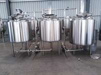 Mini brasserie en acier inoxydable, 100l, équipement de qualité, pour bière, fermeture avec réservoir
