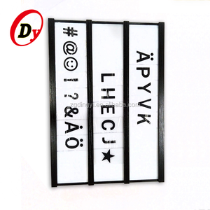 tailles cinématographique lightbox 12 W consommation d'énergie acrylique alphabet lettre signe avec led lumière - Product Image 3