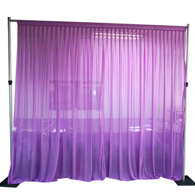 3*3 meters Aluminium Wedding Pipe and Drape for Stage Decoration Customized Size Different Shapes Backdrop Stand Ready to ship