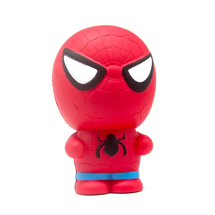 Jumbo perfumado gigante super macio, recuperação lenta, série super-herói, homem aranha, brinquedo de esguichar para alívio do estresse