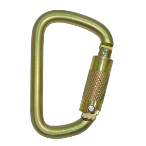 Mosquetón de Acero 2480TL-3 de 35kN con Triple Bloqueo Tipo D y Pasador Cativo - Product Image 1
