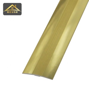 Perfil <span class=keywords><strong>de</strong></span> Transición <span class=keywords><strong>para</strong></span> Pisos <span class=keywords><strong>de</strong></span> Aluminio con Acabado Metálico Decorativo, Económico, al por Mayor - Product Image 4