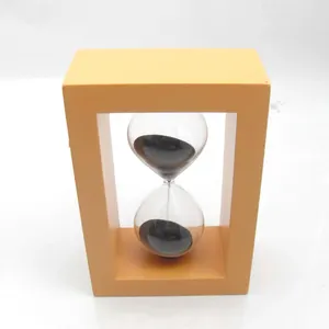Wholesale Hourglass 5 Min Decorative Wood Frame Sand Timer