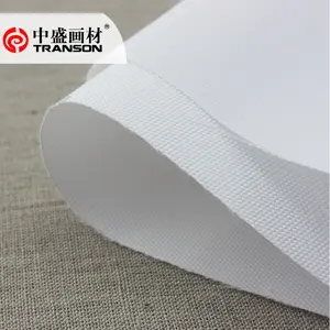 Hot Sale 260cm Artist Linen Canvas Roll Polyester Canvas Fabric Roll not Cotton canvas roll