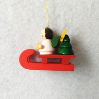 Pendentif ange en bois massif, articles de décoration, pour cadeau de noël, pour fêtes