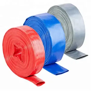 Nhà máy giá tưới tiêu nông nghiệp linh hoạt pvc nằm phẳng water hose ống Trung Quốc nhà sản xuất xả layflat hose nhà cung cấp