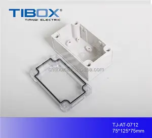 Abs elektronik plastik kutu muhafaza cihazı konut knock out ve kauçuk elektrik endüstrisi için TIBOX