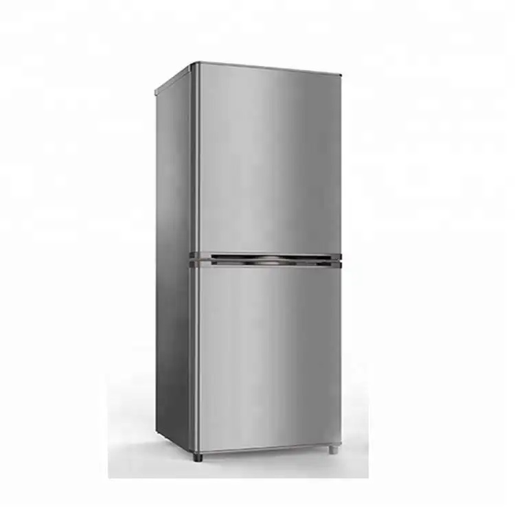 160L White House Compressor Home Hotel Bottom Freezer Double Door Frost Free Refrigerator Low Price