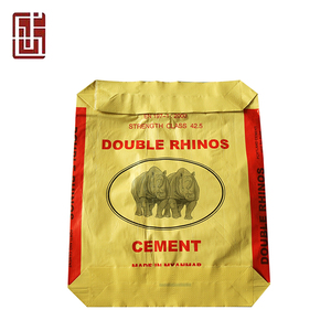 Laminado pp tejida <span class=keywords><strong>lafarge</strong></span> 40 kg 50 kg de cemento bloque válvula de fondo bolsa - Product Image 5