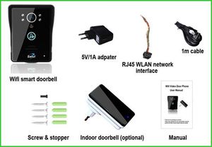 Distintivo Saful marca wireless control remoto tomar fotografías portero sistema de intercomunicación video wifi videoportero - Product Image 6