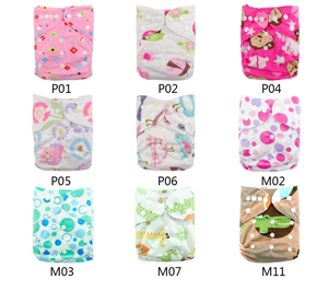 <span class=keywords><strong>Alva</strong></span> baby Couches Lavables Couches Lavables Minky IMPRIMÉ RÉUTILISABLE + 1 insert - Product Image 2