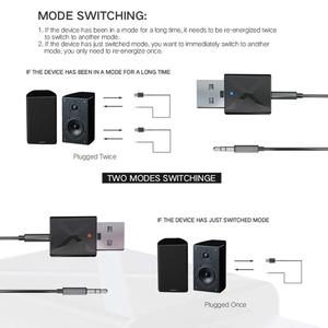 カーミュージックTVCDプレーヤー用KN320ワイヤレスBluetooth5.0トランスミッターレシーバーミニステレオアダプター