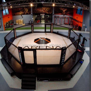 Nieuw ontwerp aanpasbare MMA octagon vechtkooi UFC boksring met logo-uitrusting voor boksen - Product Image 2